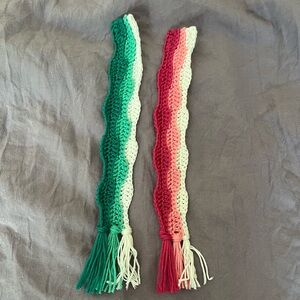 Handmade Crochet Ripples Bookmarks